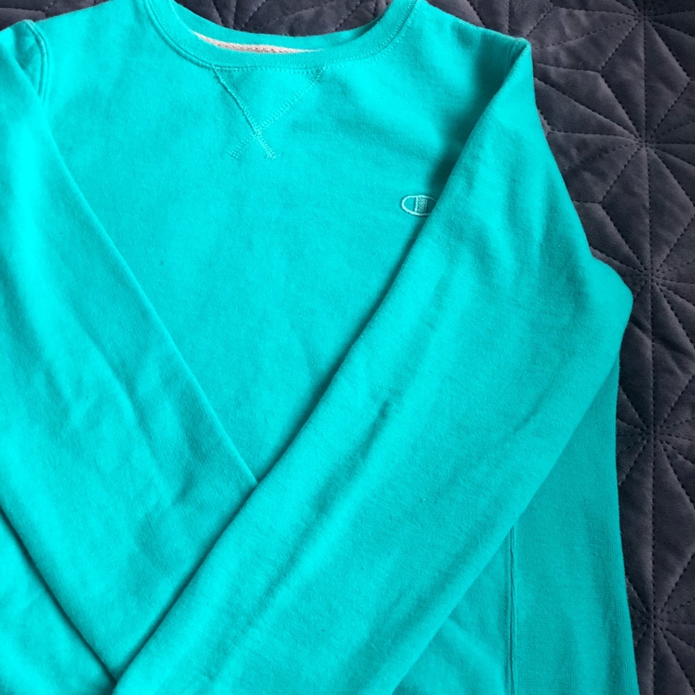 Teel blue champion crew neck